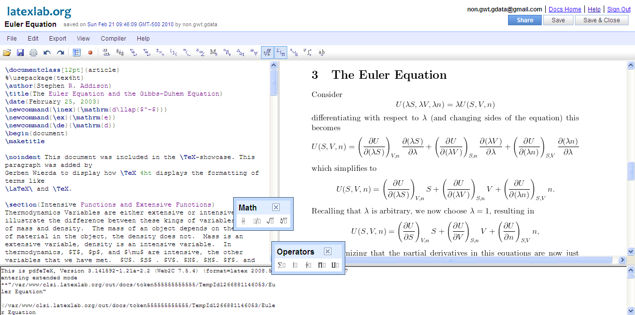 Latex Docs